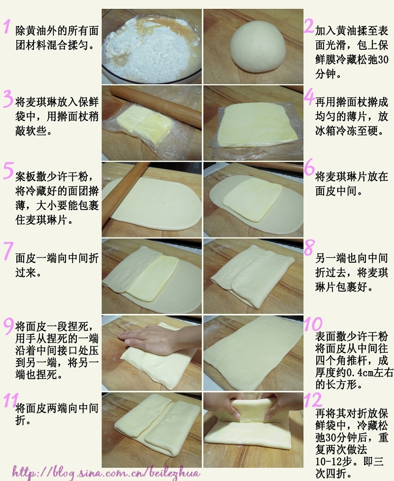 详解面包制作——手工揉面全过程（含5款吐司配方）